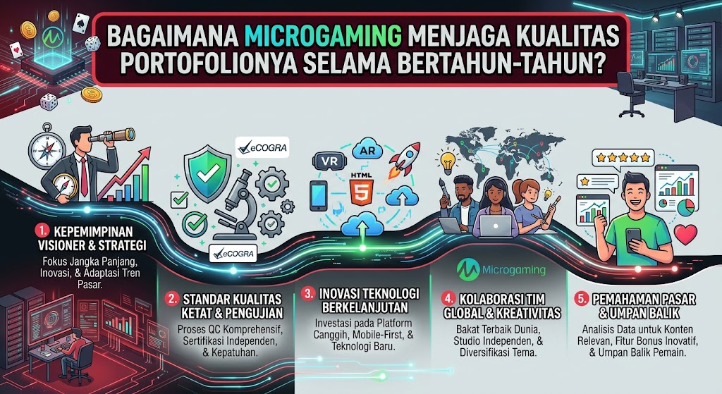 Bagaimana Microgaming Menjaga Kualitas Portofolionya Selama Bertahun-tahun?