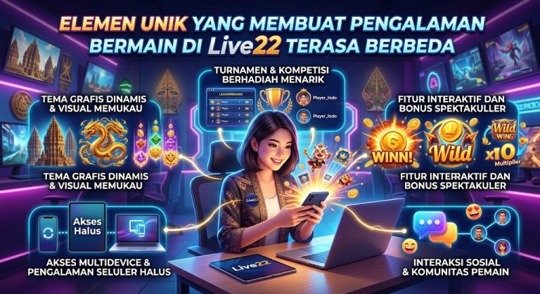 Elemen Unik yang Membuat Pengalaman Bermain di Live22 Terasa Berbeda