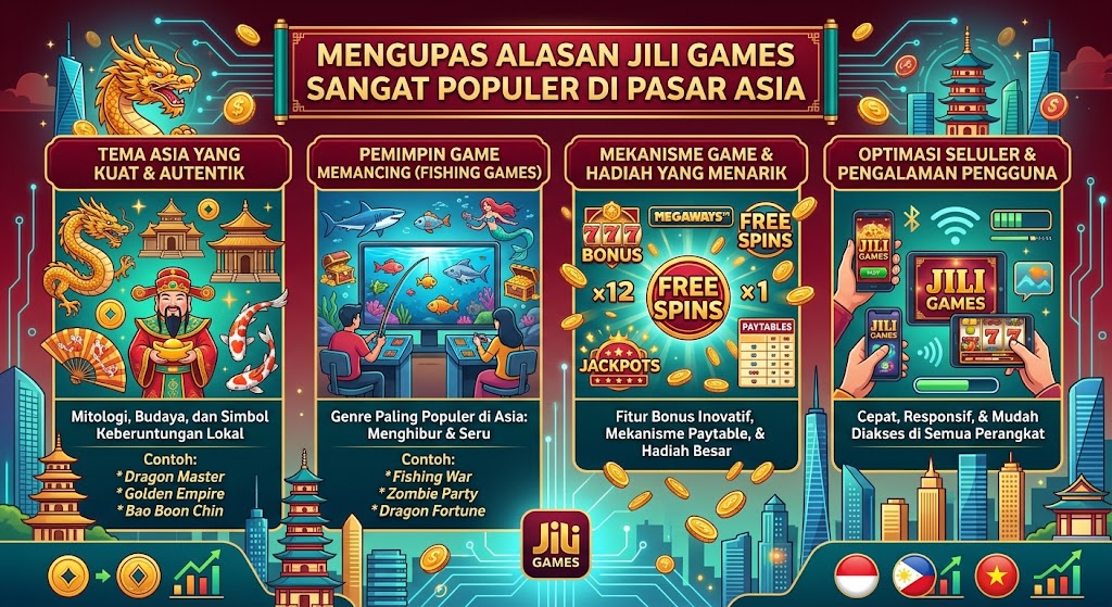 Mengupas Alasan Jili Games Sangat Populer di Pasar Asia